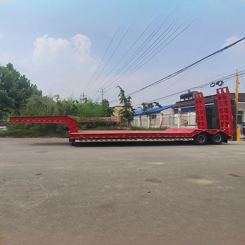 2 Axle Lowboy Semi Trailer 2